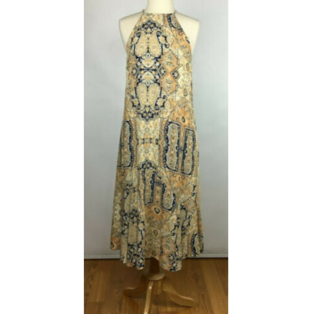 New  Geometric Print Sleeveless Maxi Dress  NWOT - Picture 3 of 6